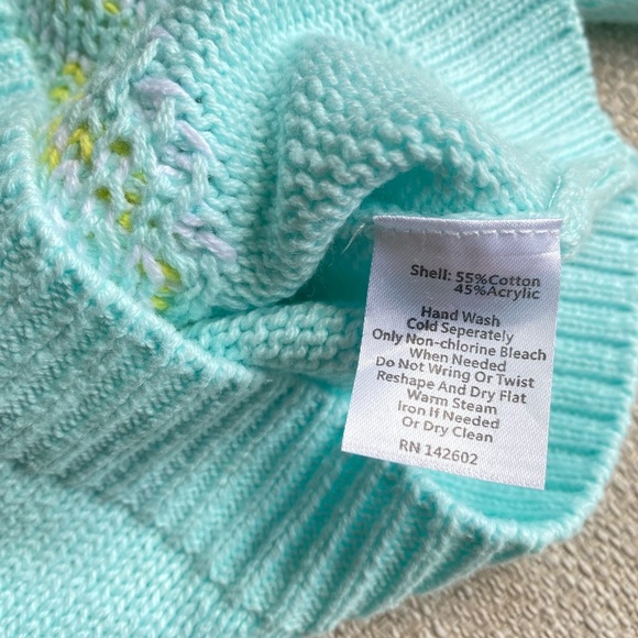 Sail to Sable Top Kids’ 2T Lemon Sweater NWT - Picture 5 of 6